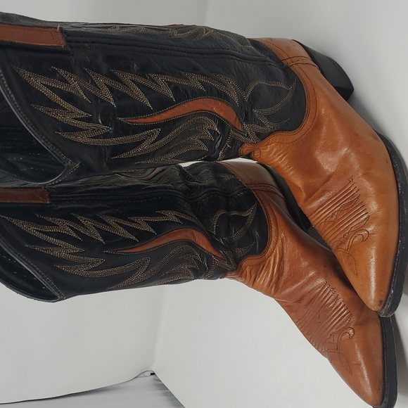 Dan Post Other - Dan Post Leather Embroidered Western Boots